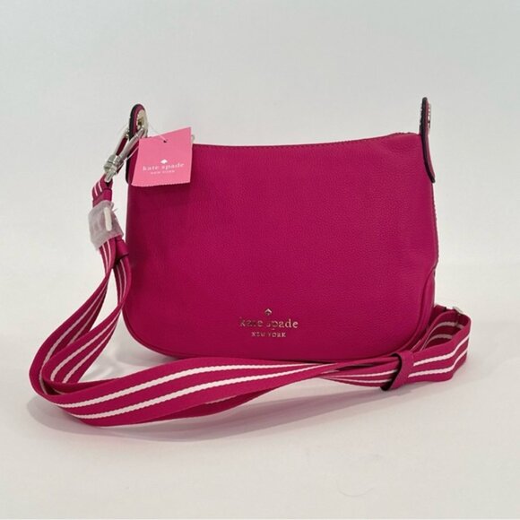 Kate Spade Rosie Small Crossbody Bag in Festive Pink - Picture 2 of 14